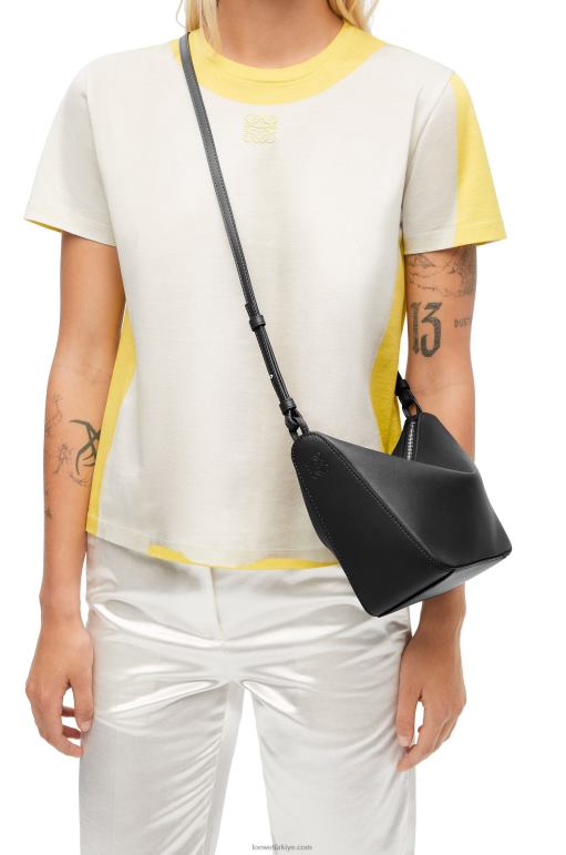 Loewe klasik dana derisinde mini hamak berduş çantası 02600329 kadınlar siyah