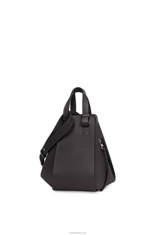 Loewe klasik dana derisinden küçük hamak çanta 02600341 kadınlar siyah