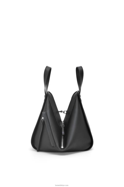 Loewe klasik dana derisinden küçük hamak çanta 02600341 kadınlar siyah