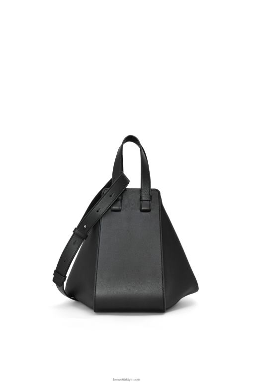 Loewe klasik dana derisinden küçük hamak çanta 02600341 kadınlar siyah
