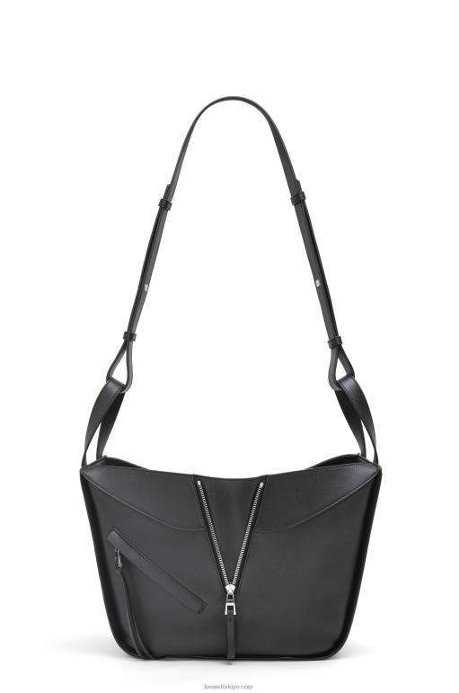 Loewe klasik dana derisinden küçük hamak çanta 02600341 kadınlar siyah