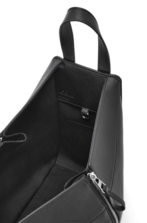 Loewe klasik dana derisinden küçük hamak çanta 02600341 kadınlar siyah