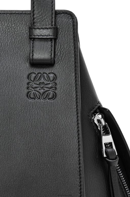 Loewe klasik dana derisinden küçük hamak çanta 02600341 kadınlar siyah