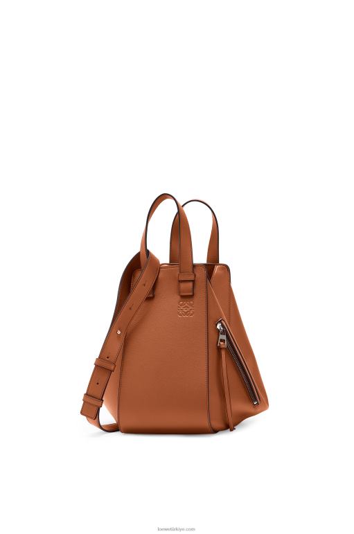 Loewe klasik dana derisinden küçük hamak çanta 02600469 kadınlar bronzlaşmak