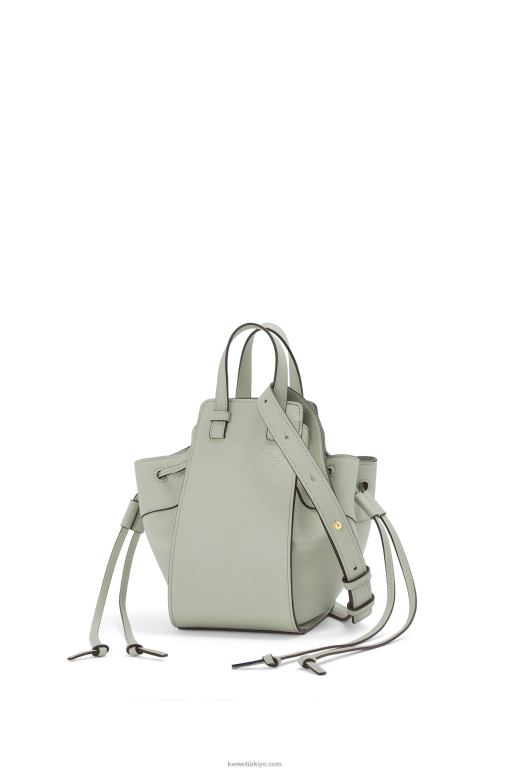 Loewe klasik dana derisinden mini hamak büzme ipi 02600290 kadınlar kül grisi