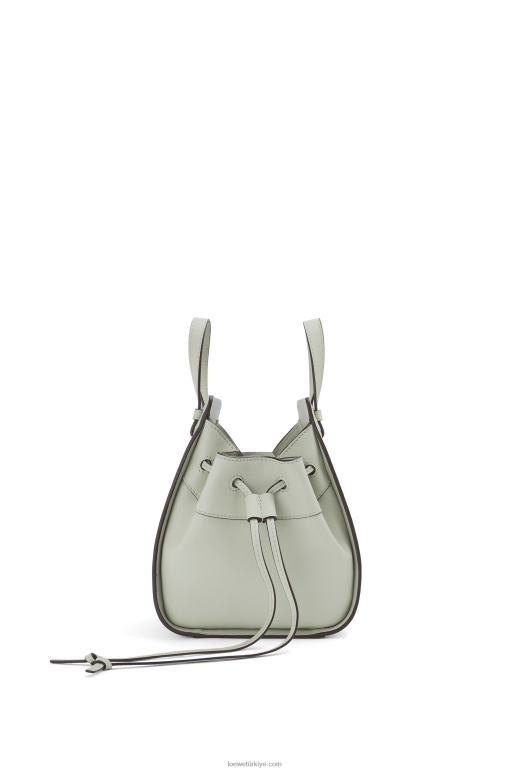 Loewe klasik dana derisinden mini hamak büzme ipi 02600290 kadınlar kül grisi