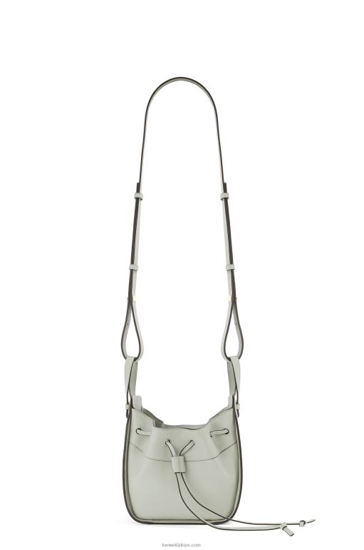 Loewe klasik dana derisinden mini hamak büzme ipi 02600290 kadınlar kül grisi