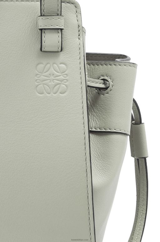 Loewe klasik dana derisinden mini hamak büzme ipi 02600290 kadınlar kül grisi