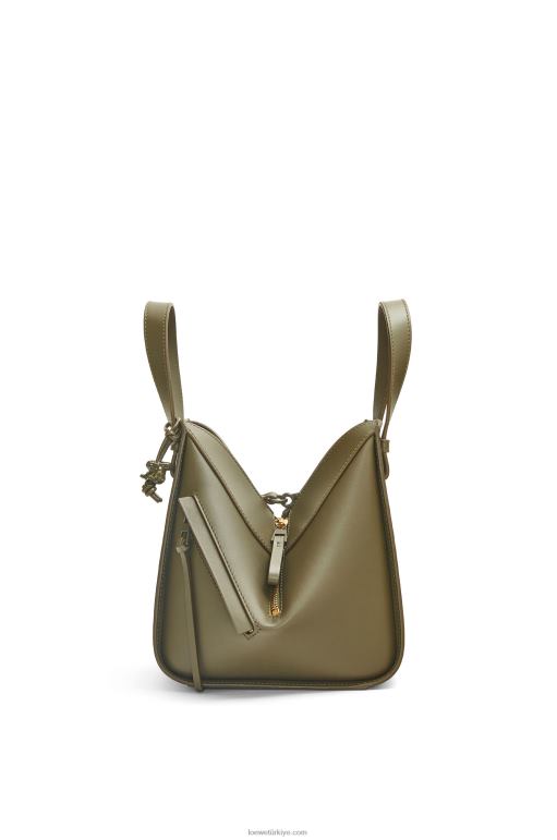 Loewe saten dana derisinden kompakt hamak 02600431 kadınlar çay tozu sır