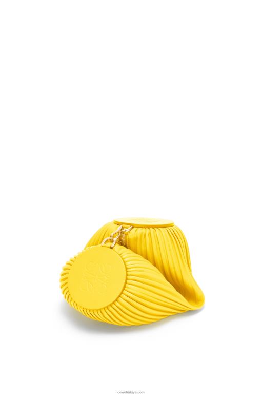 Loewe Nappa dana derisinden bileklik kesesi 02600589 kadınlar limon