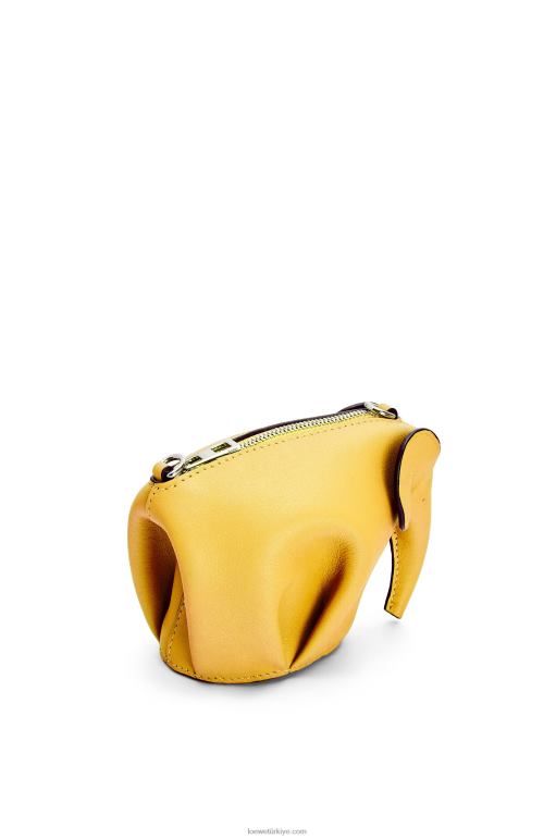 Loewe klasik dana derisinden fil kesesi 02600557 kadınlar sarı