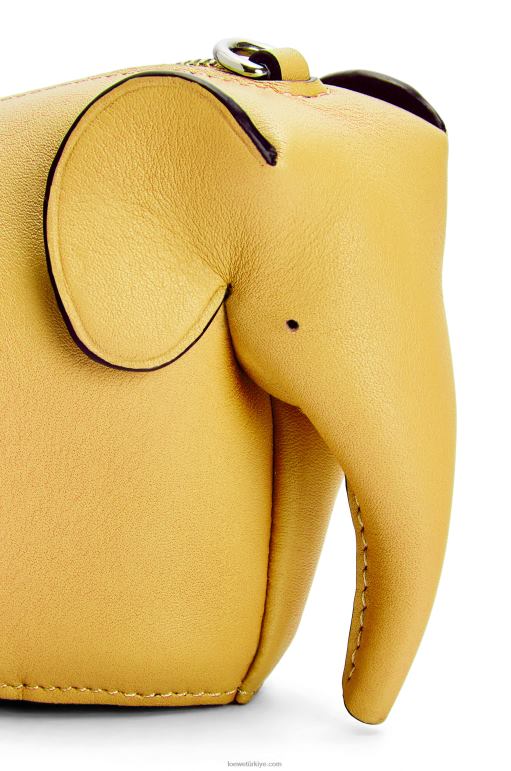 Loewe klasik dana derisinden fil kesesi 02600557 kadınlar sarı