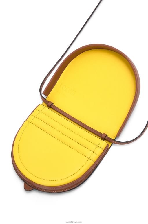 Loewe klasik dana derisinden küçük anagram topuk kesesi 02600619 kadınlar bronzlaşmak