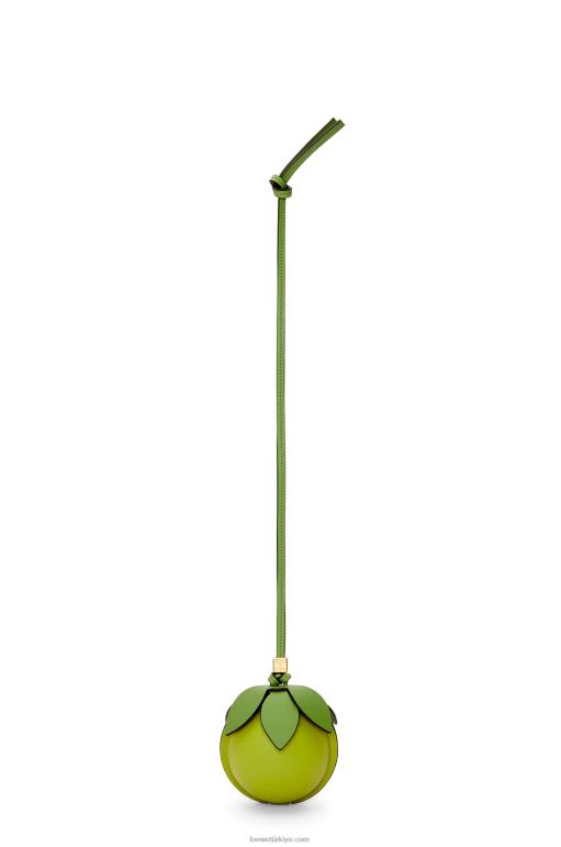 Loewe klasik dana derisinden limon kese 02600585 kadınlar çayır yeşili
