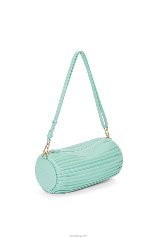 Loewe pileli napa bilezik kese 02600398 kadınlar taze nane