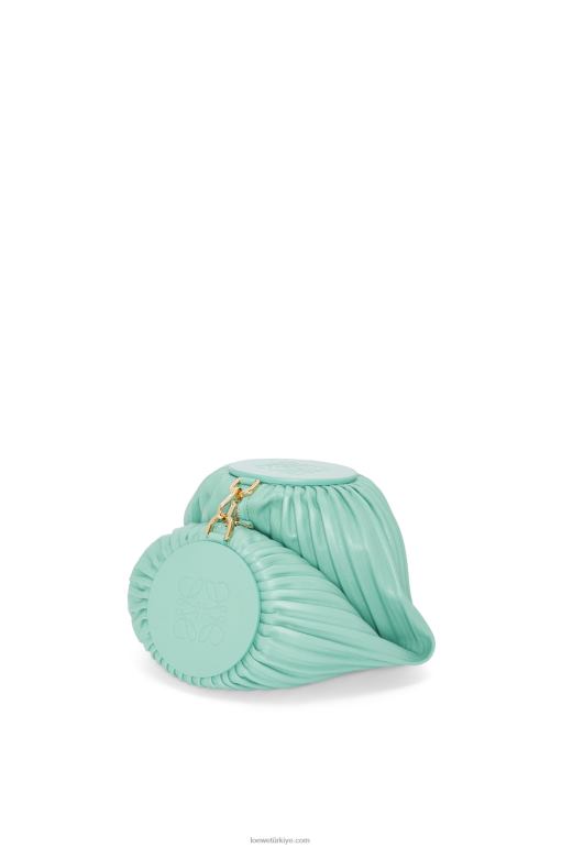 Loewe pileli napa bilezik kese 02600398 kadınlar taze nane