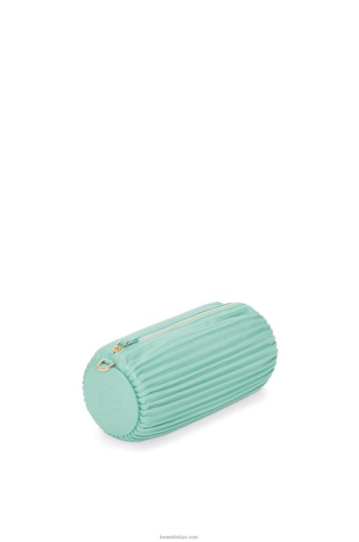 Loewe pileli napa bilezik kese 02600398 kadınlar taze nane