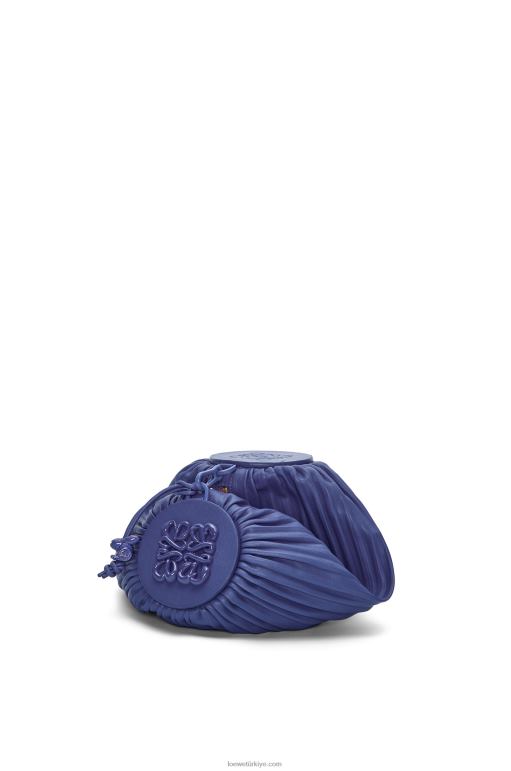 Loewe pileli napa bilezik kese 02600601 kadınlar derin mor sır
