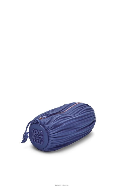 Loewe pileli napa bilezik kese 02600601 kadınlar derin mor sır