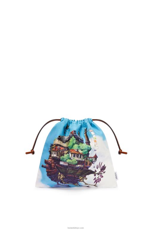 Loewe tuvalde hareketli kale ipli kese 02600631 kadınlar çok renkli