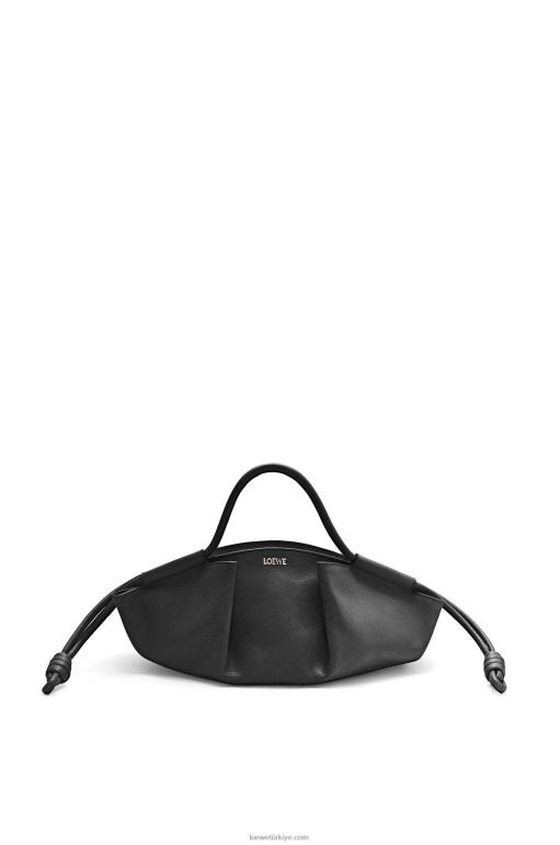 Loewe parlak napa dana derisinden küçük paseo çanta 02600347 kadınlar siyah