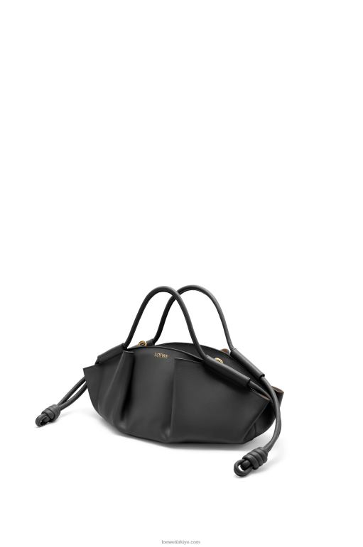 Loewe parlak napa dana derisinden küçük paseo çanta 02600347 kadınlar siyah
