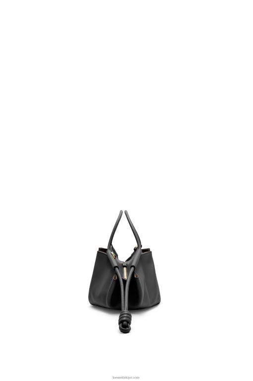 Loewe parlak napa dana derisinden küçük paseo çanta 02600347 kadınlar siyah