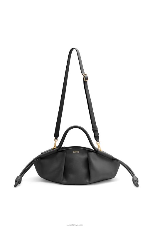 Loewe parlak napa dana derisinden küçük paseo çanta 02600347 kadınlar siyah