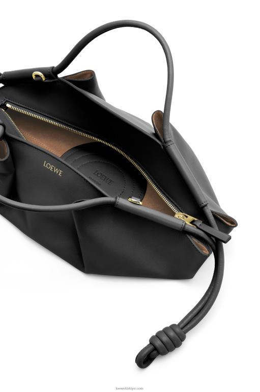 Loewe parlak napa dana derisinden küçük paseo çanta 02600347 kadınlar siyah