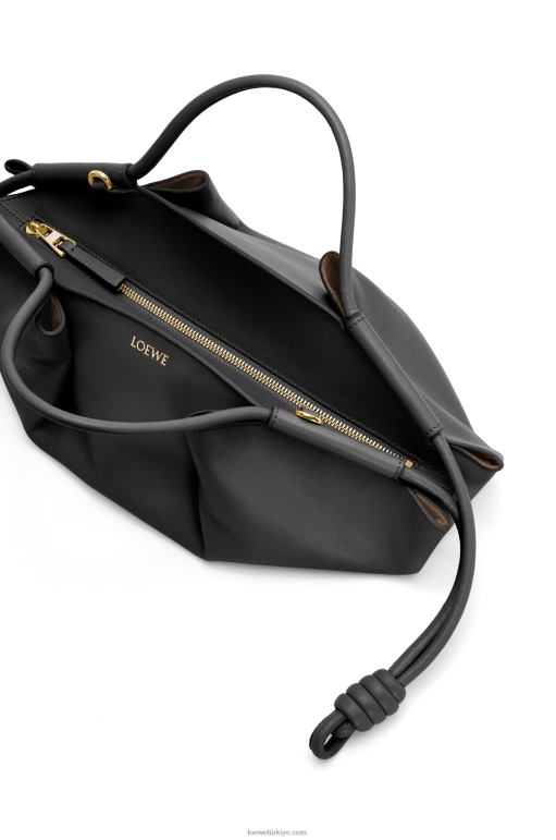Loewe parlak napa dana derisinden küçük paseo çanta 02600347 kadınlar siyah