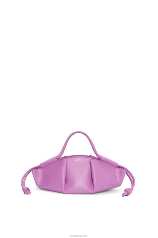 Loewe parlak napa dana derisinden küçük paseo çanta 02600348 kadınlar kaya gülü