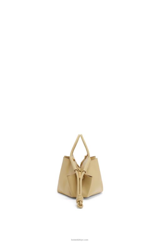 Loewe parlak napa dana derisinden küçük paseo çanta 02600350 kadınlar kil yeşili