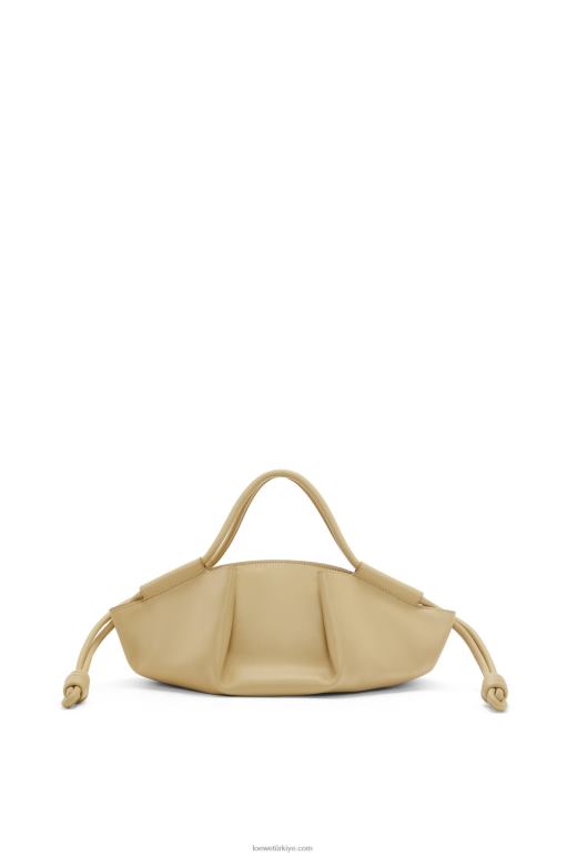 Loewe parlak napa dana derisinden küçük paseo çanta 02600350 kadınlar kil yeşili