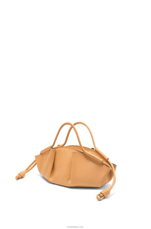 Loewe parlak napa dana derisinden küçük paseo çanta 02600418 kadınlar sıcak çöl