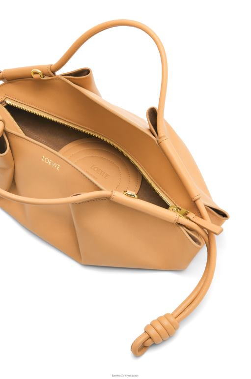 Loewe parlak napa dana derisinden küçük paseo çanta 02600418 kadınlar sıcak çöl