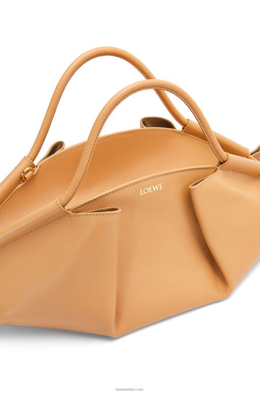 Loewe parlak napa dana derisinden paseo çanta 02600417 kadınlar sıcak çöl