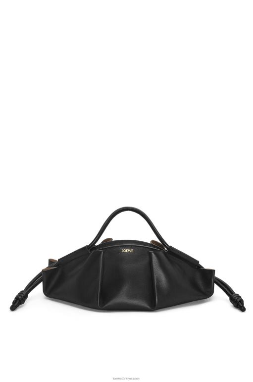 Loewe parlak napa dana derisinden paseo çanta 02600538 kadınlar siyah