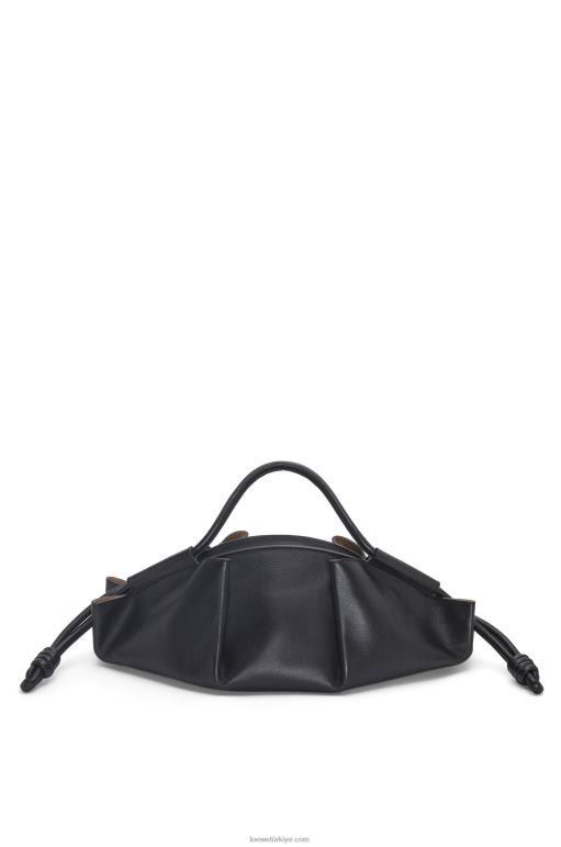 Loewe parlak napa dana derisinden paseo çanta 02600538 kadınlar siyah