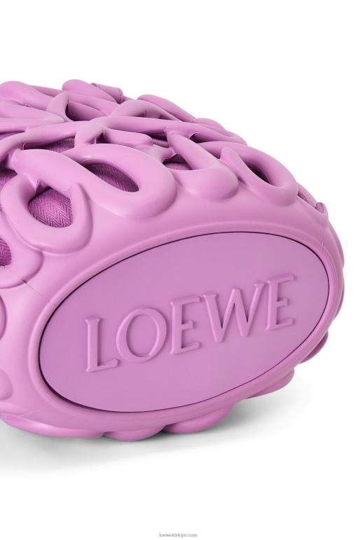 Loewe hafif köpük kauçukta anagram şişirilmiş sepet 02600114 kadınlar kaya gülü