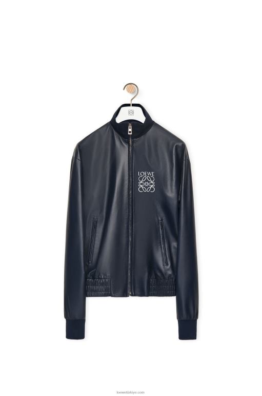 Loewe Nappa eşofman ceketi 026001121 kadınlar lacivert/sarı