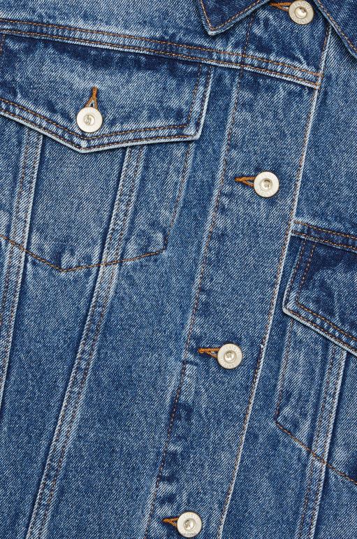 Loewe yeniden yapılandırılmış denim ceket 026001187 kadınlar sportif mavi