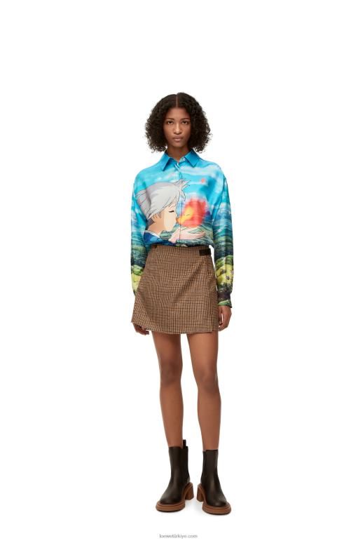 Loewe ipek calcifer gömlek 02600942 kadınlar çok renkli