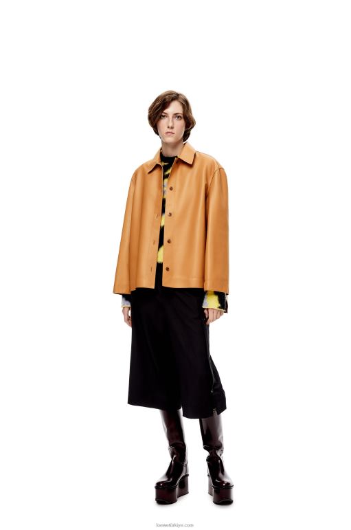 Loewe napa tunik gömlek 02600937 kadınlar sıcak çöl