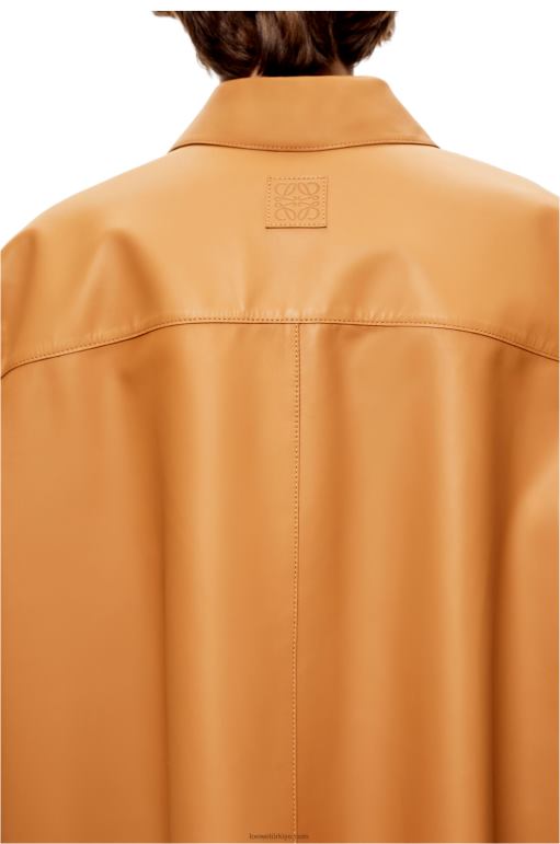 Loewe napa tunik gömlek 02600937 kadınlar sıcak çöl