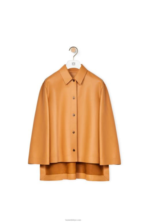Loewe napa tunik gömlek 02600937 kadınlar sıcak çöl