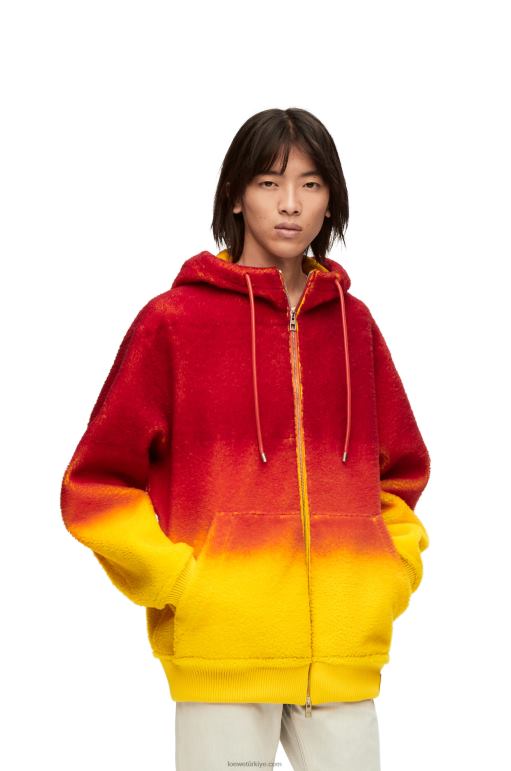 Loewe yünlü calcifer kakmalı kapşonlu 02600839 kadınlar çok renkli