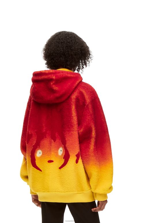 Loewe yünlü calcifer kakmalı kapşonlu 02600839 kadınlar çok renkli