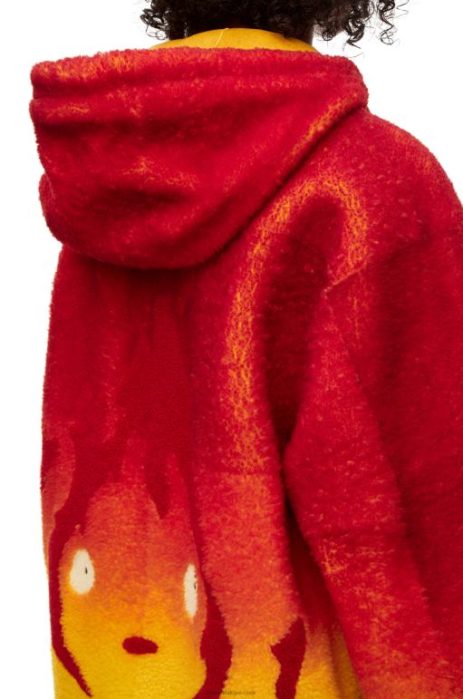 Loewe yünlü calcifer kakmalı kapşonlu 02600839 kadınlar çok renkli