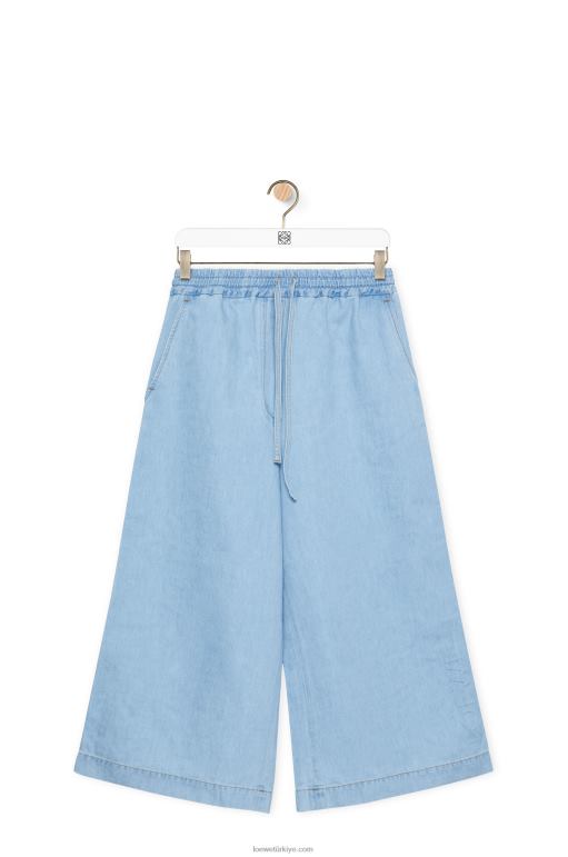 Loewe kot pantolon 026001182 kadınlar hafif kot
