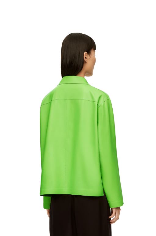 Loewe napa anagram pijama bluz 02600884 kadınlar grip yeşili